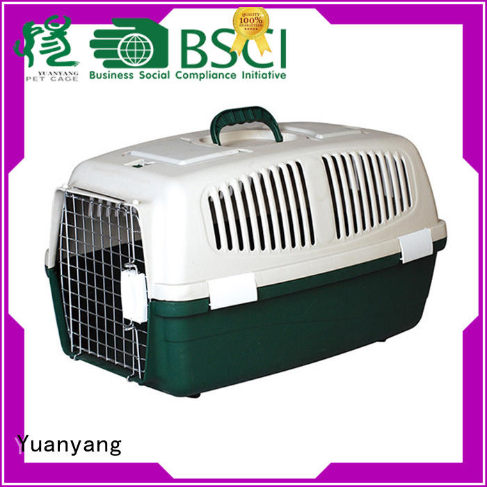 Yuanyang Excellent quality best plastic dog crate company for carrying dog