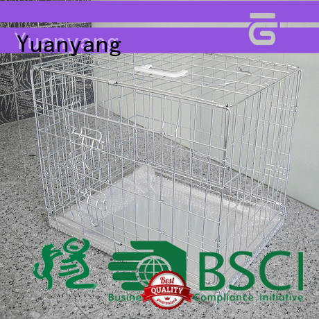 Yuanyang wire pet cage supplier for transporting puppy