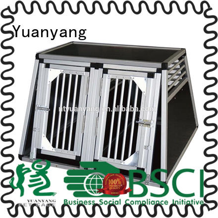 Yuanyang Custom aluminum dog cage company for transporting puppy