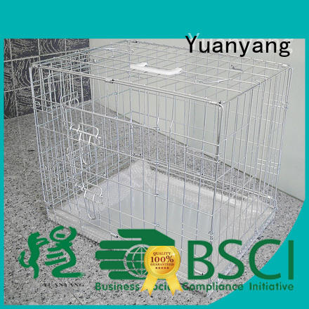 Yuanyang Top wire pet cage factory for transporting dog