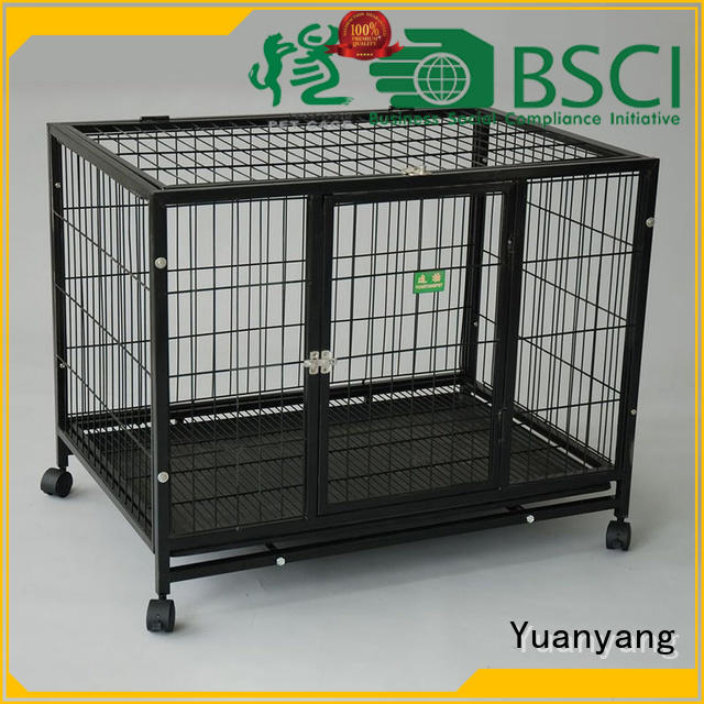 Yuanyang Excellent quality steel dog crate company for transporting dog