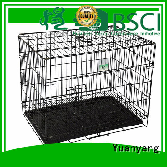 Yuanyang metal dog cage company for transporting puppy
