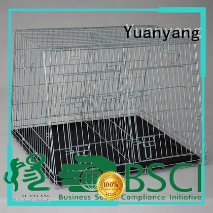 Yuanyang Top steel dog cage manufacturer for training pet