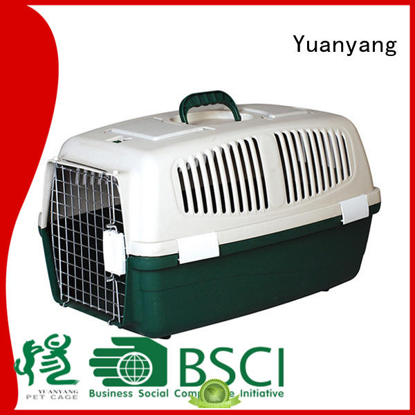 Yuanyang Durable plastic dog cage factory comfortable area for pet