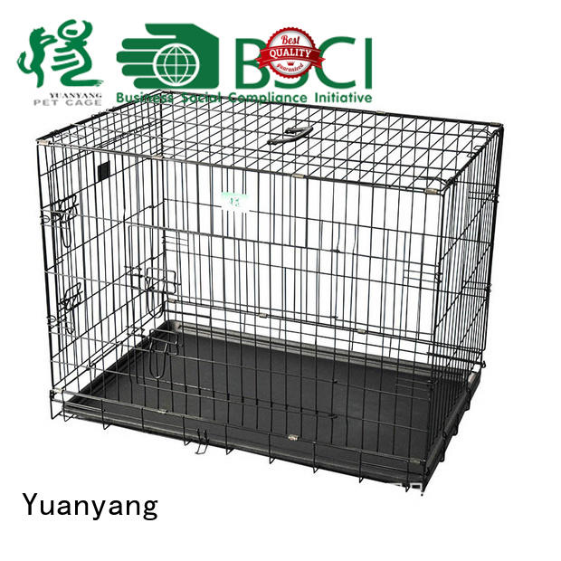 Yuanyang steel dog kennel manufacturer for transporting puppy