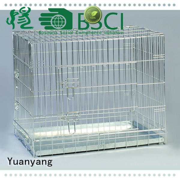 Yuanyang wire pet cage manufacturer for transporting dog