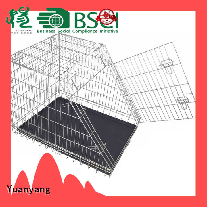 Yuanyang Best metal wire dog cage supplier for transporting dog