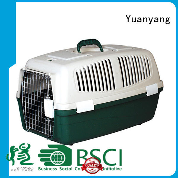 Yuanyang plastic dog cage supplier for carrying dog