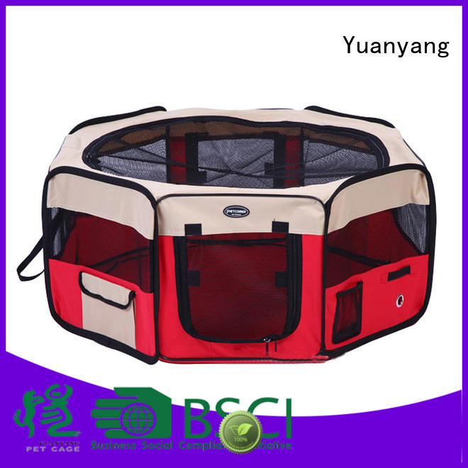 Yuanyang Custom fabric dog playpen supplier for puppy carrying