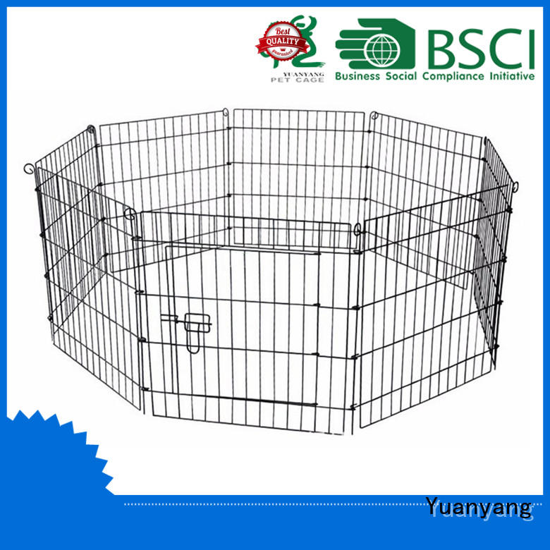 Yuanyang Durable metal dog playpen supplier for dog indoor activities