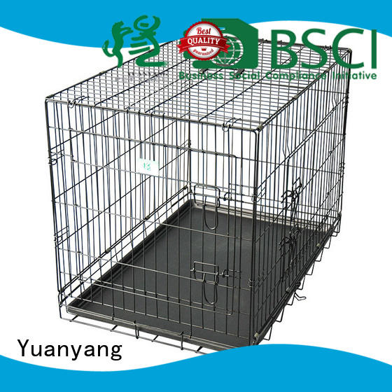 Yuanyang metal dog kennel supply for transporting puppy