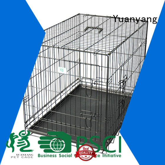 Yuanyang wire pet cage supply for transporting puppy