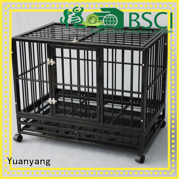 Yuanyang Durable metal pet crate factory for transporting dog