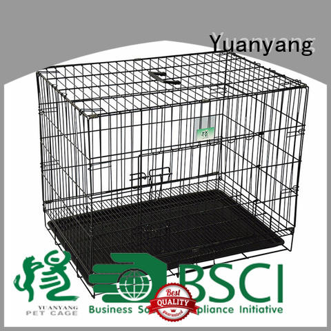 Yuanyang Professional metal dog crate factory for transporting puppy