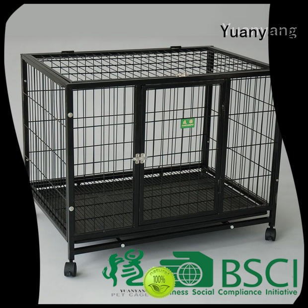 Yuanyang steel dog cage manufacturer for training pet
