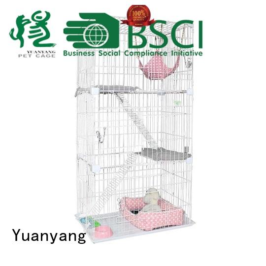 Yuanyang Durable cattery cages supply exercise place for cat