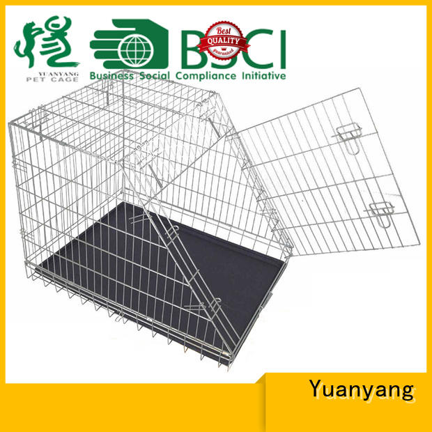 Yuanyang Excellent quality wire dog kennel factory for transporting puppy