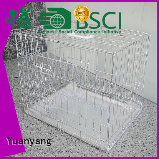 Excellent quality steel dog crate supply for training pet