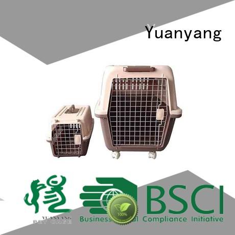 Yuanyang Top plastic pet crate manufacturer comfortable area for pet