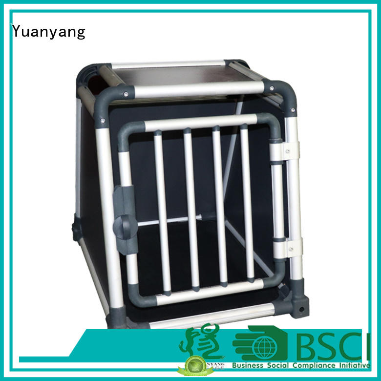 Yuanyang aluminium dog crate company for transporting dog