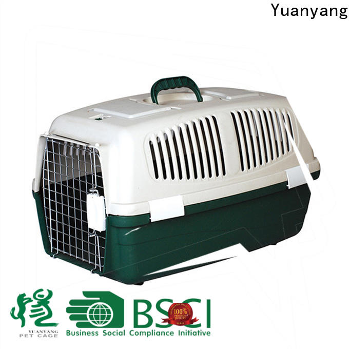 Yuanyang Excellent quality plastic dog cage factory for carrying dog