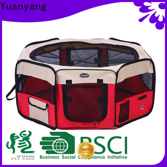 Yuanyang fabric pet playpen manufacturer for carrying dog
