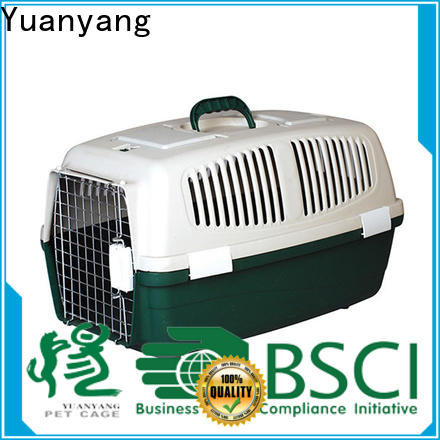 Yuanyang Durable best plastic dog crate supplier for puppy carrying