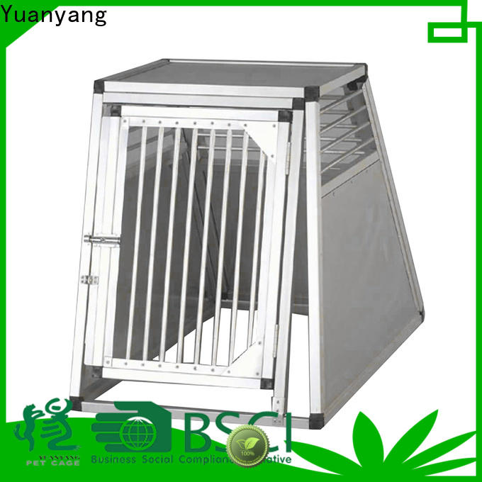 Yuanyang aluminum dog crates company for transporting dog