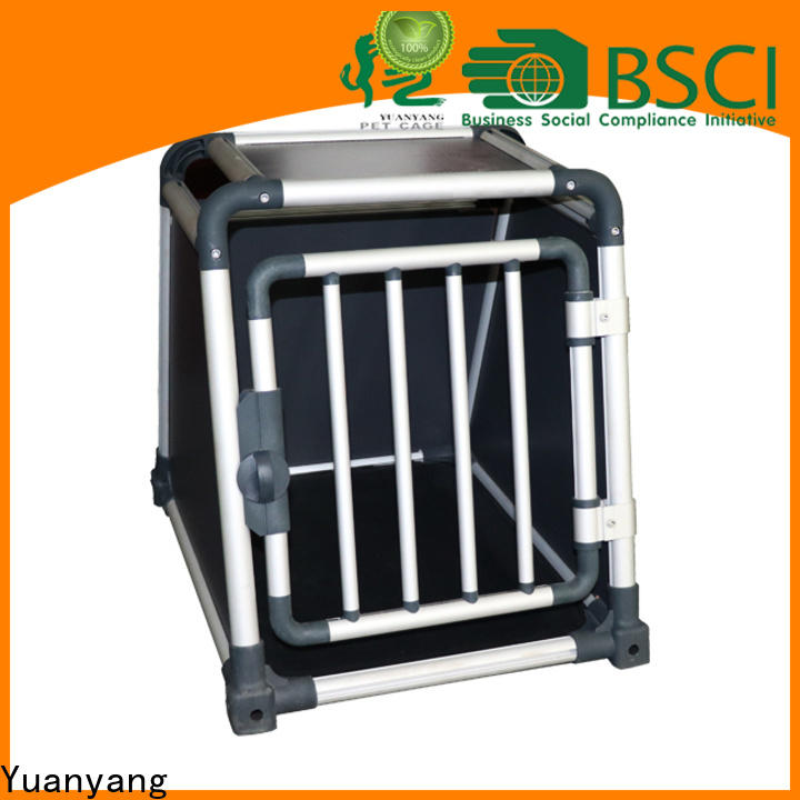 Yuanyang aluminum dog crates supplier for transporting dog