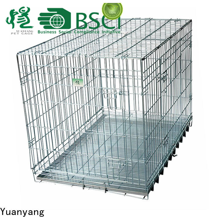 Yuanyang Best metal dog crate supply for transporting puppy