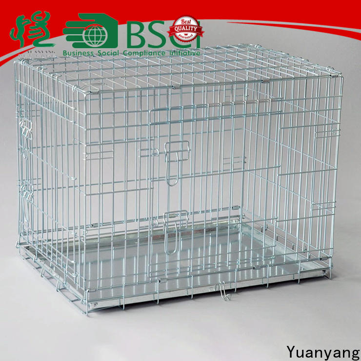 Yuanyang wire dog kennel factory for transporting dog