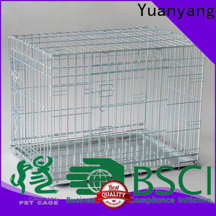 Yuanyang metal dog cage manufacturer for transporting dog