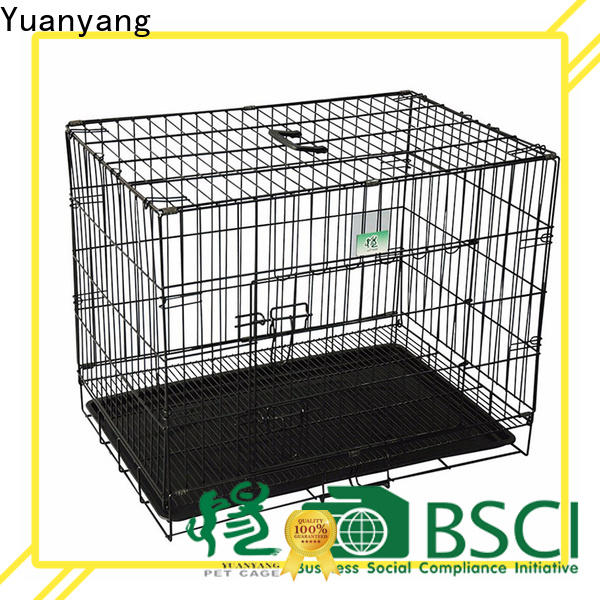 Yuanyang Durable wire dog crate supplier for transporting puppy