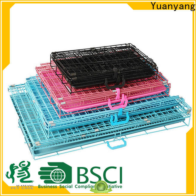 Yuanyang wire dog cage factory for transporting dog