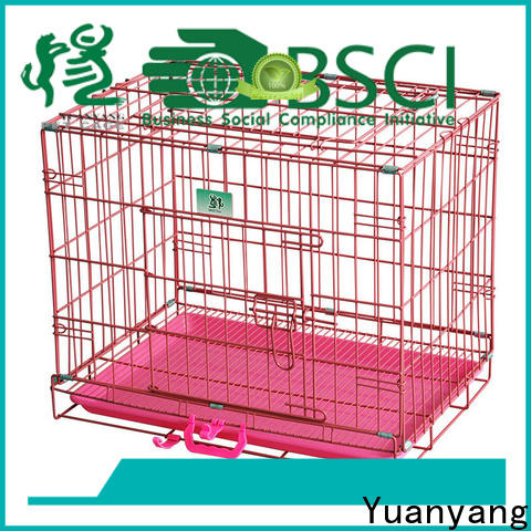 Yuanyang Top metal dog kennel factory for transporting puppy