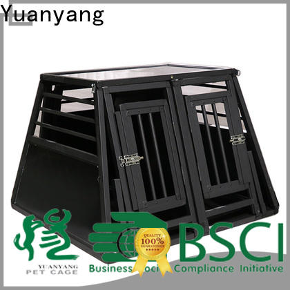 Yuanyang Excellent quality heavy duty large dog crate supplier for transporting pet