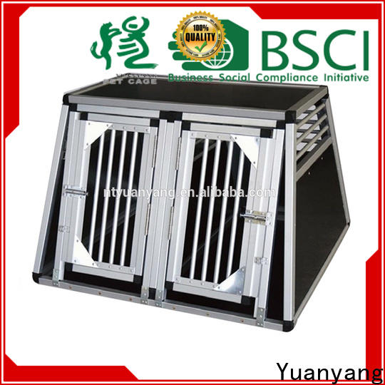 Yuanyang heavy duty large dog crate supply for transporting puppy